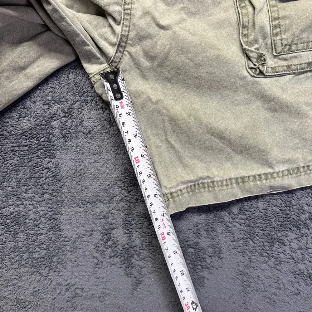 RedHead Safari Cargo Shorts Men's 38 Olive Green Utility Cotton Elastic Waist